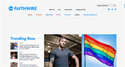 Desktop Screenshot of faithwire.com