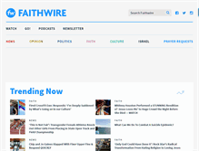 Tablet Screenshot of faithwire.com